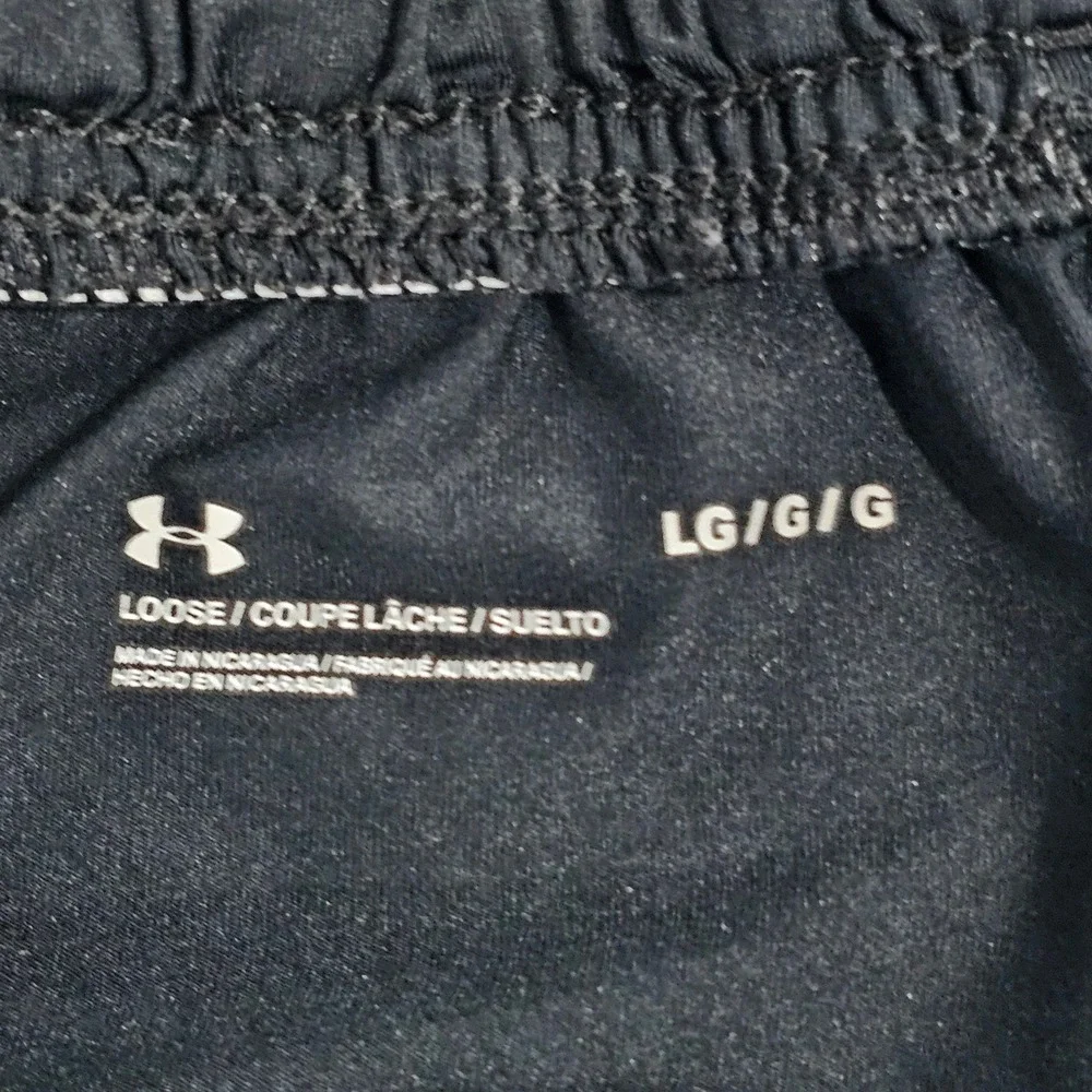 Under Armour Men Large Black Raid 2.0 Athletic Training Shorts